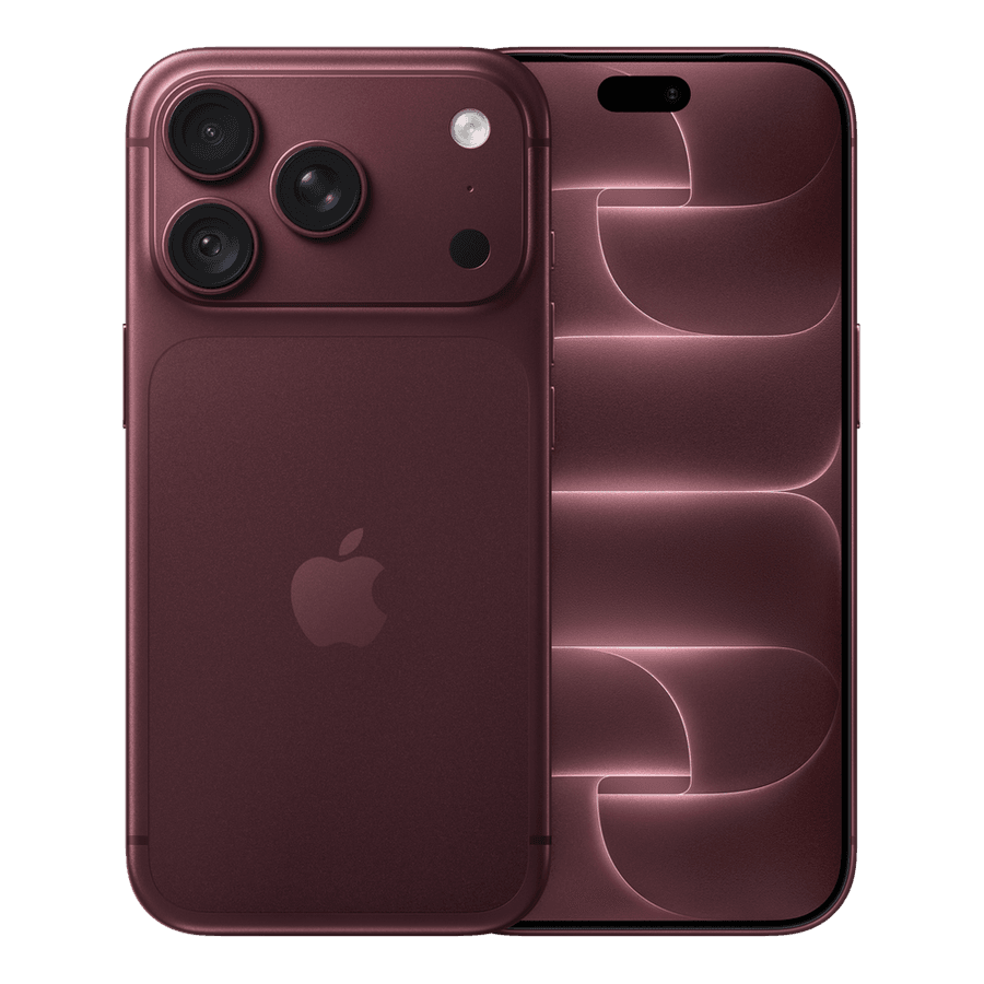 iPhone 18 Pro in Burgundy, front and back